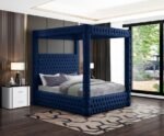 Royal Velvet Upholstered Bed - Image 2