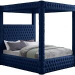 Royal Velvet Upholstered Bed