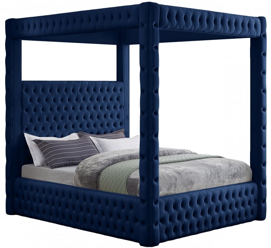 18574.jpg Royal Velvet Upholstered Bed - Image 1
