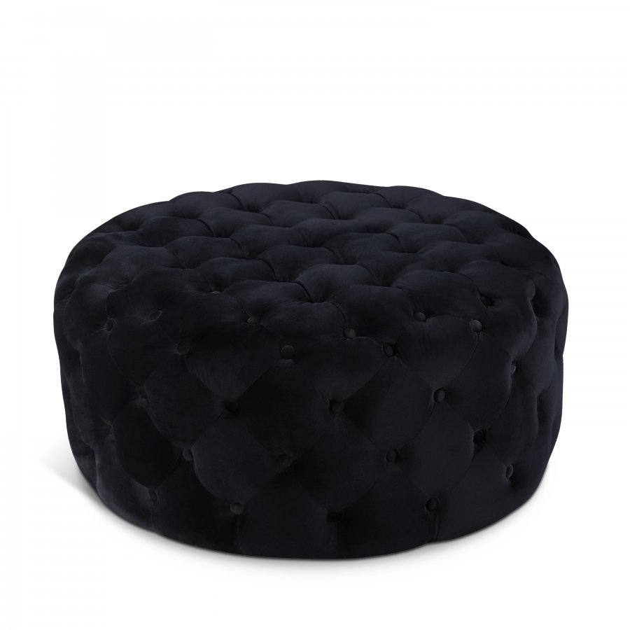 1861.jpg Addison Velvet Upholstered Ottoman - Image 1