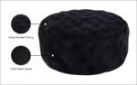 Addison Velvet Upholstered Ottoman - Image 4