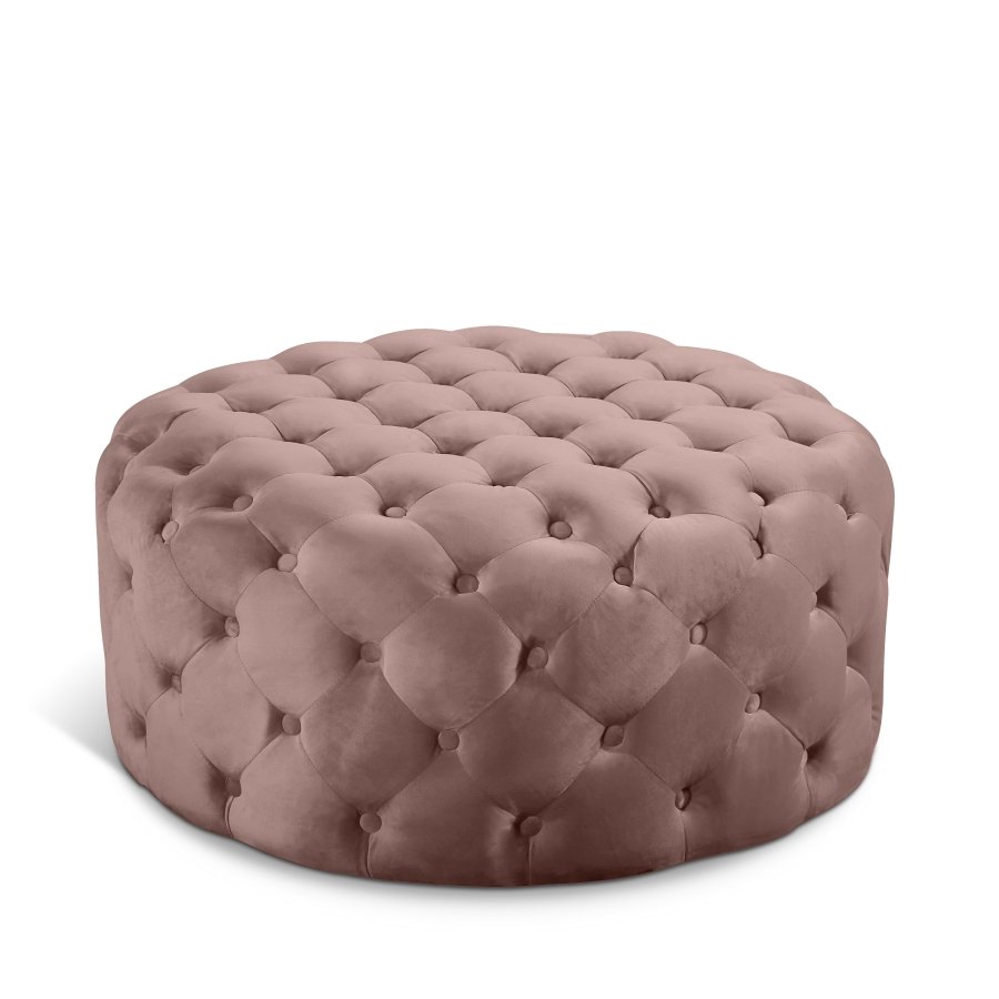 1863.jpg Addison Velvet Upholstered Ottoman - Image 1