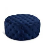 Addison Velvet Upholstered Ottoman