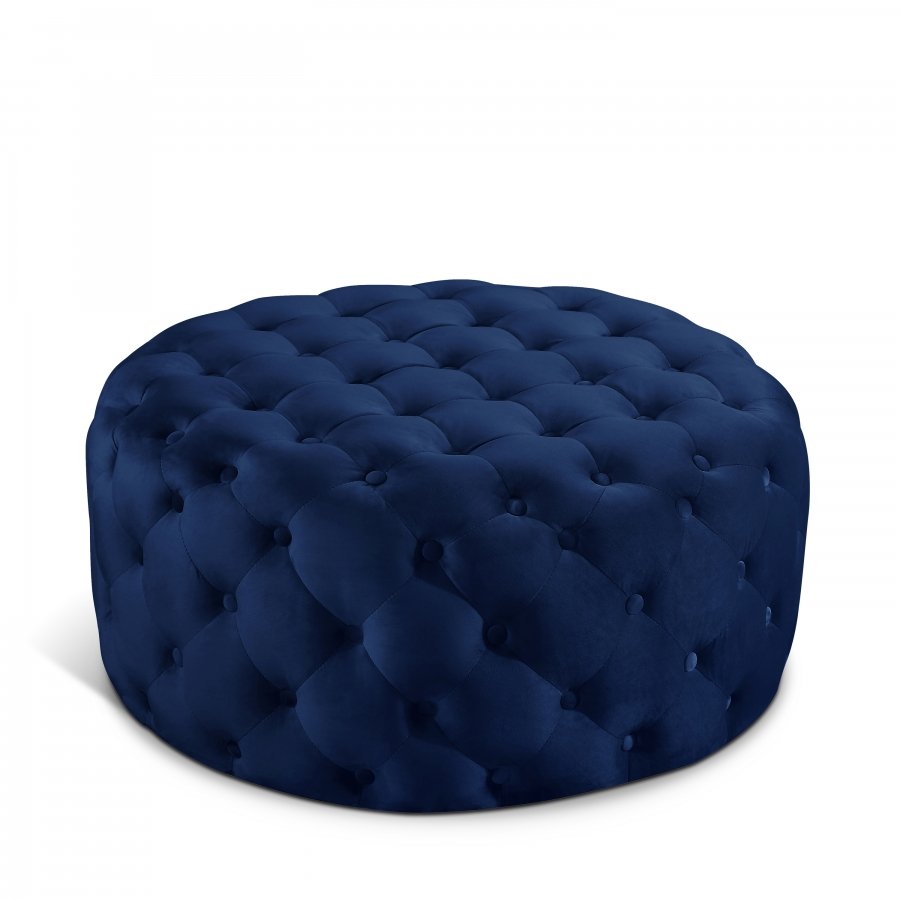 1864.jpg Addison Velvet Upholstered Ottoman - Image 1