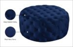 Addison Velvet Upholstered Ottoman - Image 4