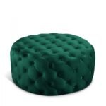 Addison Velvet Upholstered Ottoman