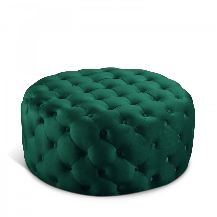 1865.jpg Addison Velvet Upholstered Ottoman - Image 1
