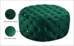 Addison Velvet Upholstered Ottoman - Image 4
