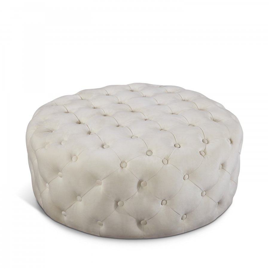1866.jpg Addison Velvet Upholstered Ottoman - Image 1