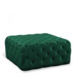 Ariel Velvet Upholstered Ottoman