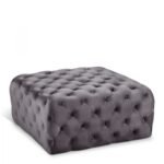 Ariel Velvet Upholstered Ottoman