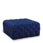 Ariel Velvet Upholstered Ottoman