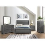 1904KGY-1EK* Eastern King Bed - Image 4