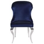 CHEYANNE UPHOLSTERED DINING SIDE CHAIR INK BLUE (SET OF 2) - Image 4