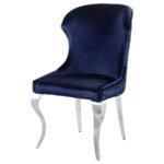 CHEYANNE UPHOLSTERED DINING SIDE CHAIR INK BLUE (SET OF 2) - Image 5