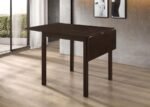 KELSO RECTANGULAR 52-INCH EXTENSION DINING TABLE CAPPUCCINO - Image 3