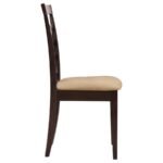 KELSO LATTICE BACK DINING SIDE CHAIR CAPPUCCINO (SET OF 2) - Image 9