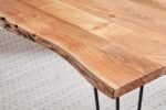 SHERMAN 71-INCH LIVE EDGE DINING TABLE NATURAL ACACIA - Image 6