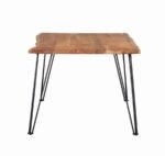 SHERMAN 71-INCH LIVE EDGE DINING TABLE NATURAL ACACIA - Image 4