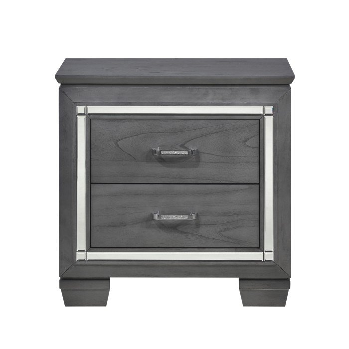 1916GY4_noBG_front__l.jpg 1916GY-4 Night Stand, LED Lighting - Image 1