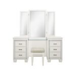 1916W-15* Vanity Dresser with Mirror - Image 2