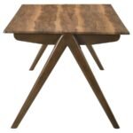 RANDOLPH 79-INCH RECTNAGULAR DINING TABLE SHEESHAM AND BROWN - Image 4