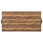 RANDOLPH 79-INCH RECTNAGULAR DINING TABLE SHEESHAM AND BROWN - Image 5
