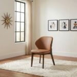 RANDOLPH DINING SIDE CHAIR BUTTERSCOTCH AND BROWN (SET OF 2) - Image 2
