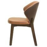 RANDOLPH DINING SIDE CHAIR BUTTERSCOTCH AND BROWN (SET OF 2) - Image 6
