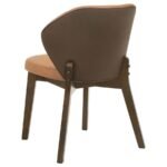 RANDOLPH DINING SIDE CHAIR BUTTERSCOTCH AND BROWN (SET OF 2) - Image 7