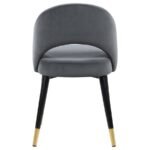 LINDSEY UPHOLSTERED DINING SIDE CHAIR GREY (SET OF 2) - Image 8