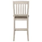 SARASOTA WOOD COUNTER CHAIR RUSTIC CREAM (SET OF 2) - Image 7