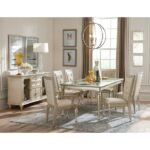 1928-78NG Dining Table, Glass Insert - Image 4