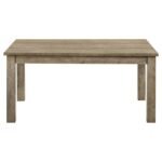 CARDOVA 87-INCH SOLID WOOD EXTENSION DINING TABLE VINEYARD OAK - Image 5