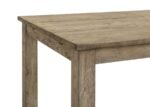 CARDOVA 87-INCH SOLID WOOD EXTENSION DINING TABLE VINEYARD OAK - Image 9