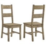 CARDOVA SOLID WOOD DINING SIDE CHAIR VINEYARD OAK (SET OF 2)