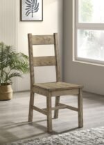 CARDOVA SOLID WOOD DINING SIDE CHAIR VINEYARD OAK (SET OF 2) - Image 2
