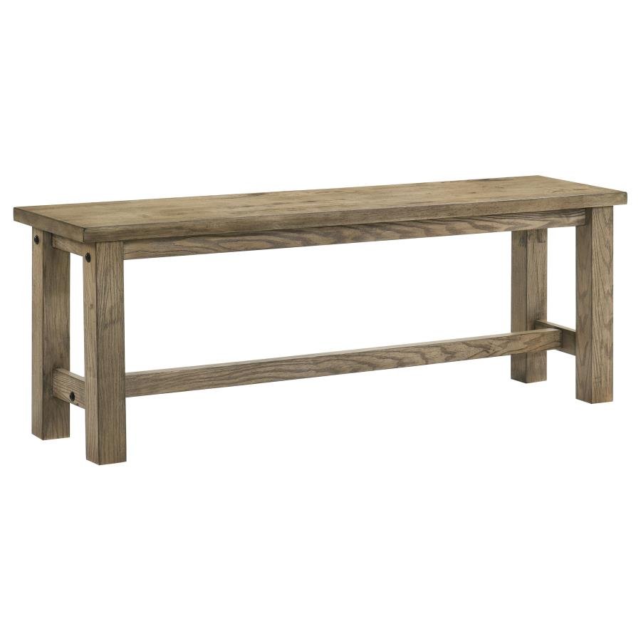 192923_02x900.jpg CARDOVA 51-INCH SOLID WOOD DINING BENCH VINEYARD OAK - Image 1
