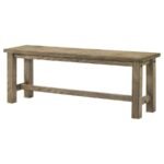 CARDOVA 51-INCH SOLID WOOD DINING BENCH VINEYARD OAK - Image 4