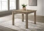 CARDOVA SQUARE COUNTER HEIGHT DINING TABLE VINEYARD OAK - Image 2