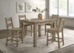 CARDOVA SQUARE COUNTER HEIGHT DINING TABLE VINEYARD OAK - Image 10