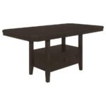 PRENTISS 78-INCH EXTENSION COUNTER DINING TABLE CAPPUCCINO