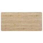 ALTUS 80-INCH COMPOSITE WOOD DINING TABLE NATURAL OAK - Image 6