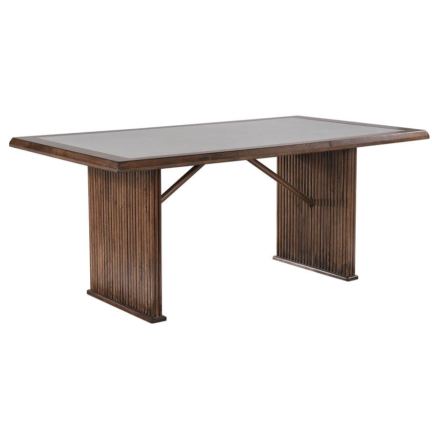 193591_02x900.jpg SHERWOOD 72-INCH RECTANGULAR DINING TABLE BROWN - Image 1