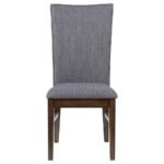 SHERWOOD UPHOLSTERED DINING SIDE CHAIR GREY (SET OF 2) - Image 4