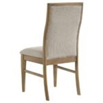 ADINA 7-PIECE EXTENSION DINING SET DISTRESSED LIGHT BROWN - Image 9