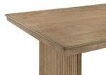 ADINA 7-PIECE EXTENSION DINING SET DISTRESSED LIGHT BROWN - Image 10