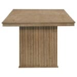 ADINA 89-INCH EXTENSION DINING TABLE DISTRESSED LIGHT BROWN - Image 7