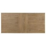 ADINA 89-INCH EXTENSION DINING TABLE DISTRESSED LIGHT BROWN - Image 8