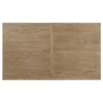 ADINA 89-INCH EXTENSION DINING TABLE DISTRESSED LIGHT BROWN - Image 9